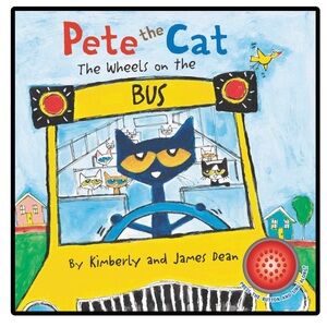 BUNDLE & SAVE 🐾 Pete the Cat 'The Wheels on the Bus' Sound Book